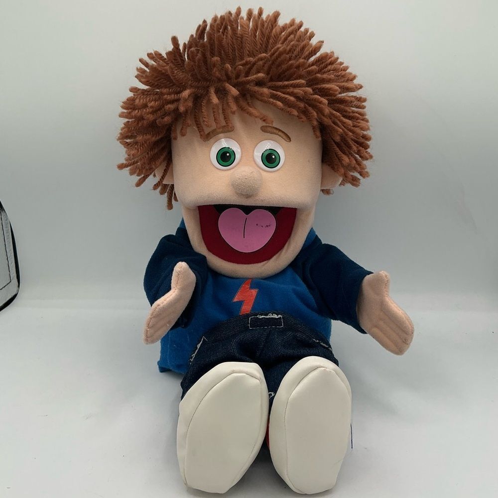 Silly Puppets 14" Tommy, Peach Boy, Hand Puppet